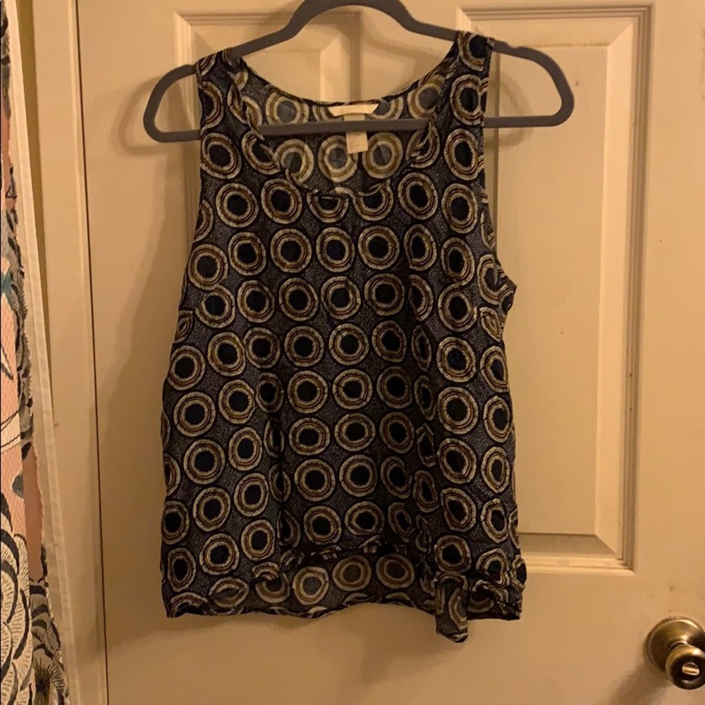Tank top style blouse